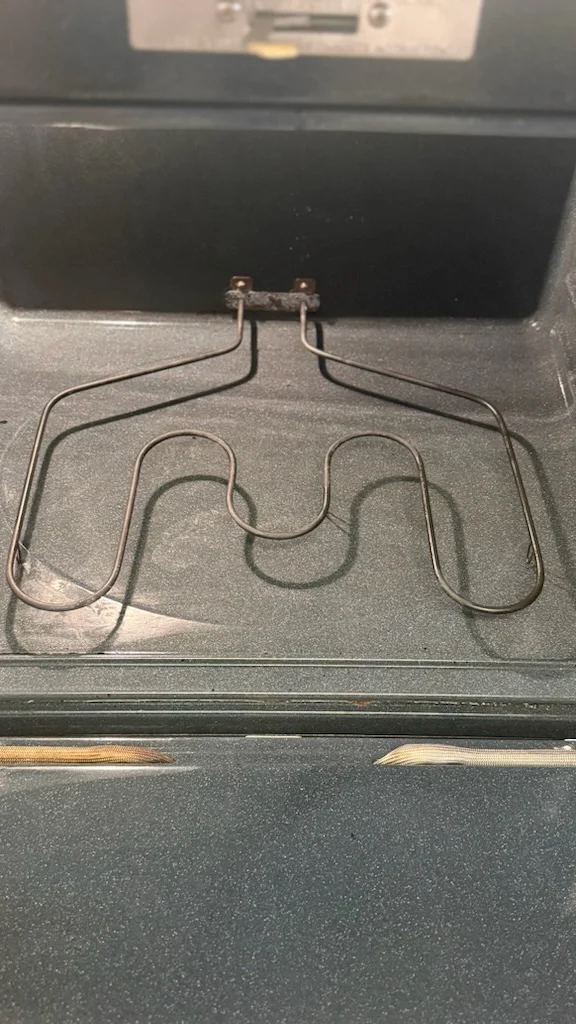 Oven interior degreased and clean after an oven interior cleaning by Spotless Cleaning Services in Monroe, NC